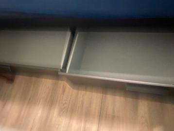 BRIMNES Bedframe 180x200 met opberglades - Zwart - afbeelding 7