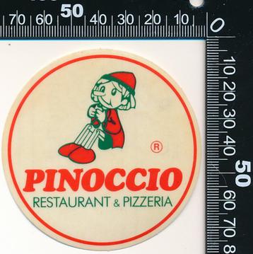 Sticker: Pinoccio Restaurant en Pizzeria (Groot - 1) beschikbaar voor biedingen