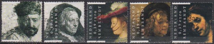 Rembrandt serie 2429 – 2433 O. ADV. no.37 E., Postzegels en Munten, Postzegels | Nederland, Gestempeld, T/m 1940, Verzenden
