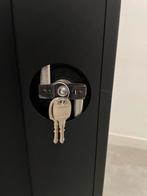 Zwarte archiefkast 1.95m hoog, incl. planken, Huis en Inrichting, Kasten | Kledingkasten, Ophalen, Gebruikt, 50 tot 100 cm, Metaal