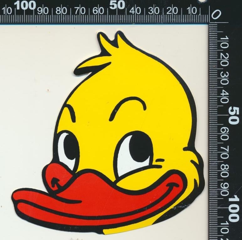Sticker: Eend (3), Ophalen of Verzenden, Zo goed als nieuw, Strip of Tekenfilm