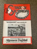 PROGRAMMABOEKJE FEYENOORD-PEC ZWOLLE 81-82, Ophalen of Verzenden, Zo goed als nieuw, Feyenoord, Overige typen