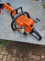 Stihl Kettingzaag + Kettingslijper, Ophalen of Verzenden, Gebruikt