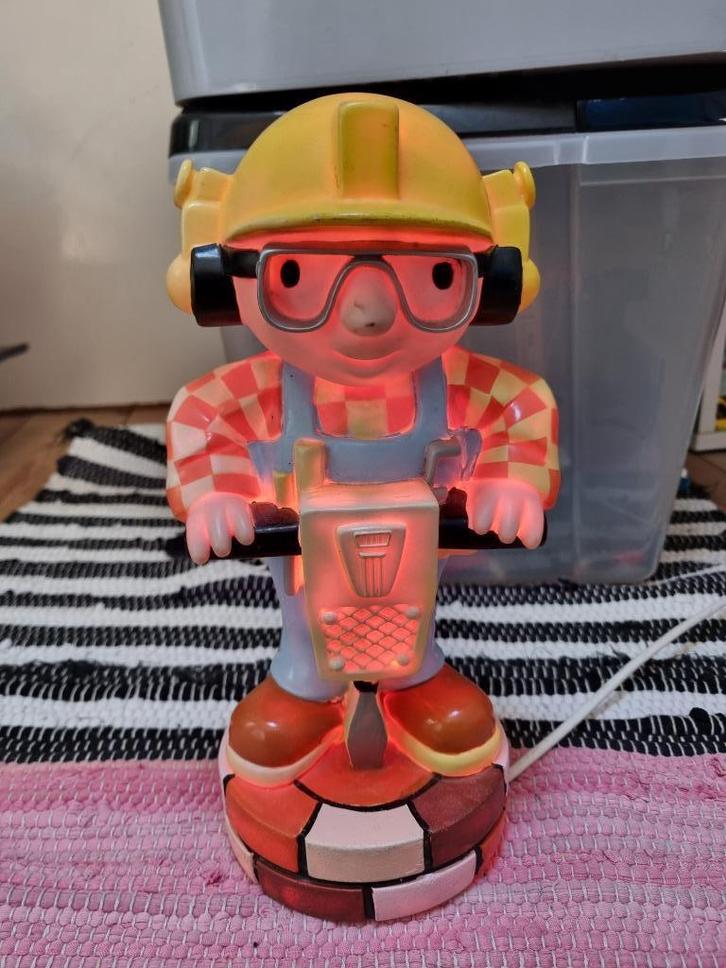 Bob de Bouwer Kinder Bureau Lamp Getest met scheurtje, Kinderen en Baby's, Kinderkamer | Inrichting en Decoratie, Gebruikt, Lamp