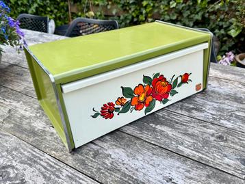 Vintage Retro Brocante Brabantia Broodtrommel beschikbaar voor biedingen