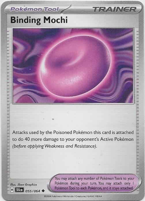 Shrouded Fable,  Binding Mochi [uncommon] 55/64, Hobby en Vrije tijd, Verzamelkaartspellen | Pokémon, Nieuw, Losse kaart, Verzenden