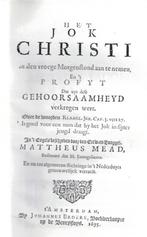 Het jok Christi van Mattheus Mead, Antiek en Kunst, Ophalen of Verzenden