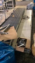 Goede nette overheaddeur 3.5 breed 4.5 hoog incl rails veren, Ophalen, Gebruikt