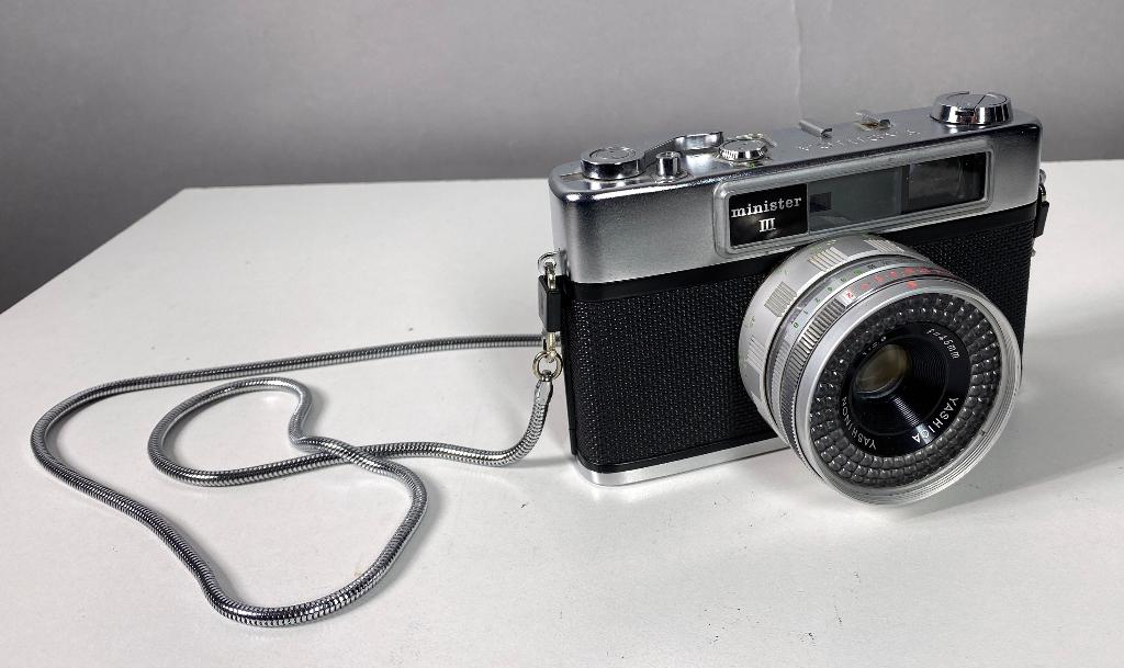 Yashica Minister 3, analoge meetzoeker camera, Ophalen, Gebruikt, Compact, Overige Merken