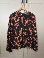 Kyra blouse bruin met een bloemenpatroon maat 44, Ophalen of Verzenden, Zo goed als nieuw, Maat 42/44 (L), Bruin