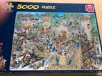 Jan van Haasteren - De middeleeuwen - 5000 stukjes, Hobby en Vrije tijd, Denksport en Puzzels, Ophalen of Verzenden, Meer dan 1500 stukjes