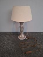 Tafellamp 44 cm hoog, Huis en Inrichting, Hout, Gebruikt, Ophalen of Verzenden, Landelijke stijl