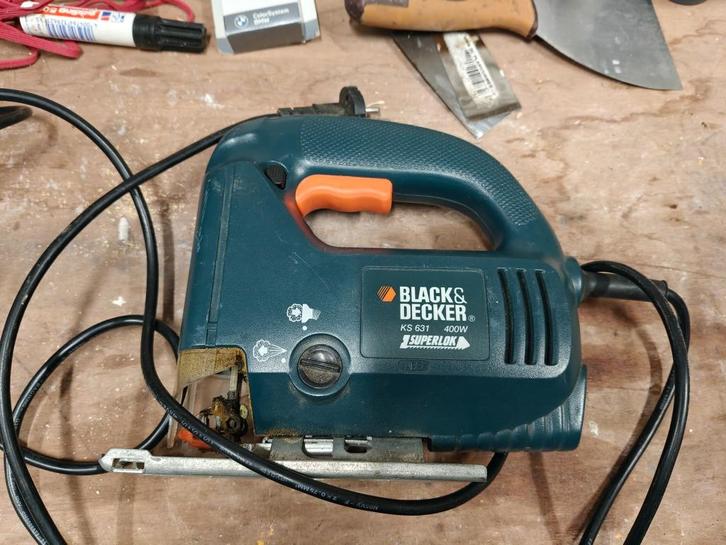 Black & Decker KS631 decoupeerzaag – 400 Watt, Doe-het-zelf en Verbouw, Gereedschap | Zaagmachines, Gebruikt, Decoupeerzaag, Minder dan 600 watt