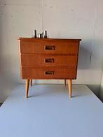 Vintage kast teak Deens retro ladekast scandinavisch, Ophalen, Gebruikt, 25 tot 50 cm, 50 tot 100 cm