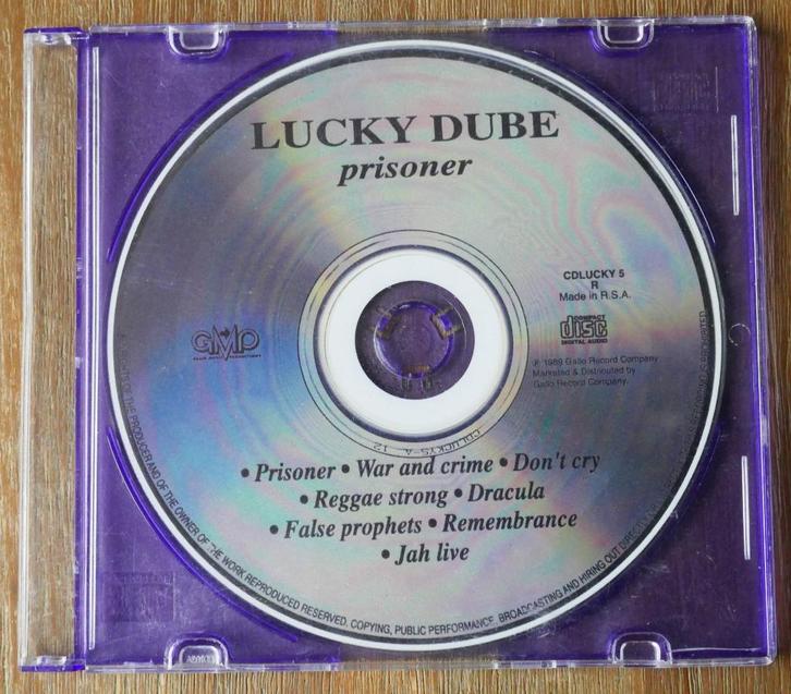 Reggae Cd  Lucky Dube - Prisoner, Cd's en Dvd's, Cd's | Reggae en Ska, Zo goed als nieuw, Ophalen of Verzenden