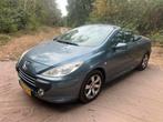 Peugeot 307 1.6 16V CC 2009 Grijs cabrio Leer, Auto's, Peugeot, 74 €/maand, Zwart, 4 cilinders, Cabriolet