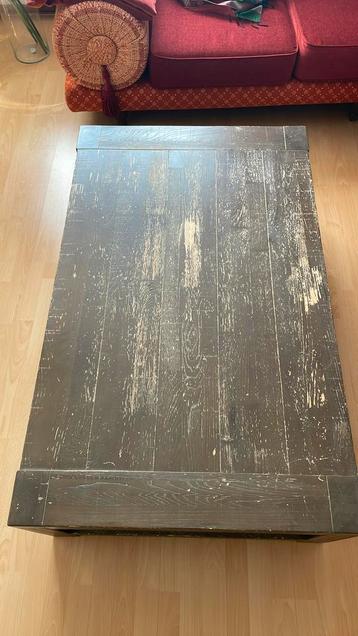 Gratis salontafel massief hout beschikbaar voor biedingen