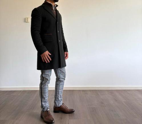 HUGO BOSS SLIM-FIT MANTEL MET UITNEEMBARE BINNENLAAG, Kleding | Heren, Jassen | Winter, Zo goed als nieuw, Maat 46 (S) of kleiner