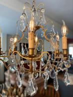 Antieke Franse Kroonluchter, Huis en Inrichting, Lampen | Kroonluchters, Ophalen of Verzenden, Gebruikt, Glas, Franse Kroonluchter eind 18e eeuw