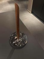 Keukenrolhouder van steen en hout, Ophalen, Zo goed als nieuw