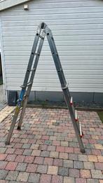 Zagres 4x4 vouwladder, Doe-het-zelf en Verbouw, Ladders en Trappen, Ophalen, Zo goed als nieuw, Ladder, Opvouwbaar of Inschuifbaar