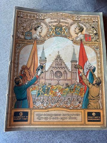 Oude Wilhelmina Folder/Catalogus 1898-1948 beschikbaar voor biedingen