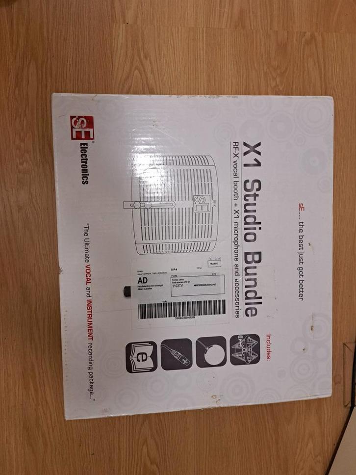 sE Electronics X1 Studio Bundle - Nieuwstaat, Muziek en Instrumenten, Microfoons, Zo goed als nieuw, Studiomicrofoon, Ophalen of Verzenden