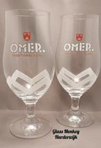 Omer bierglazen. 33cl, Ophalen of Verzenden, Zo goed als nieuw, Glas of Glazen, Overige merken