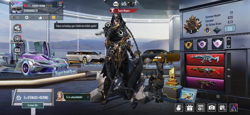 PUBG Mobile Account 3X XSUIT + Wapens + Autos, Ophalen of Verzenden, Online