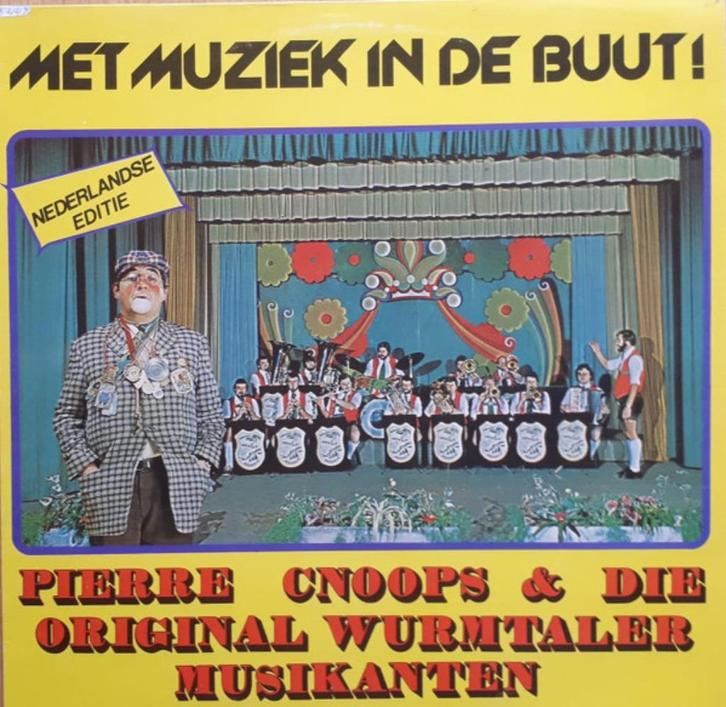 Telstar L.P. (1979) Pierre Cnoops - Met Muziek in de Buut., Cd's en Dvd's, Vinyl | Nederlandstalig, Gebruikt, Streekmuziek, 12 inch