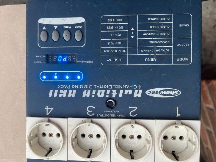 Showtec Licht Bedieningspaneel, Muziek en Instrumenten, Licht en Laser, Zo goed als nieuw, Ophalen of Verzenden