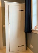 Witte kast met houtnerf, Ophalen, 50 tot 100 cm, Zo goed als nieuw, 150 tot 200 cm