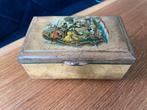 Vintage blik Douwe Egberts / Pickwick thee boot aanlegt, Verzamelen, Blikken, Ophalen of Verzenden, Gebruikt, Thee, Douwe Egberts