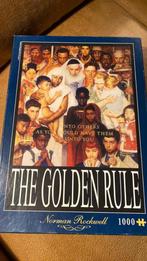 Norman Rockwell legpuzzel 1000 stukjes The Golden Rule, Ophalen of Verzenden, 500 t/m 1500 stukjes, Zo goed als nieuw, Legpuzzel