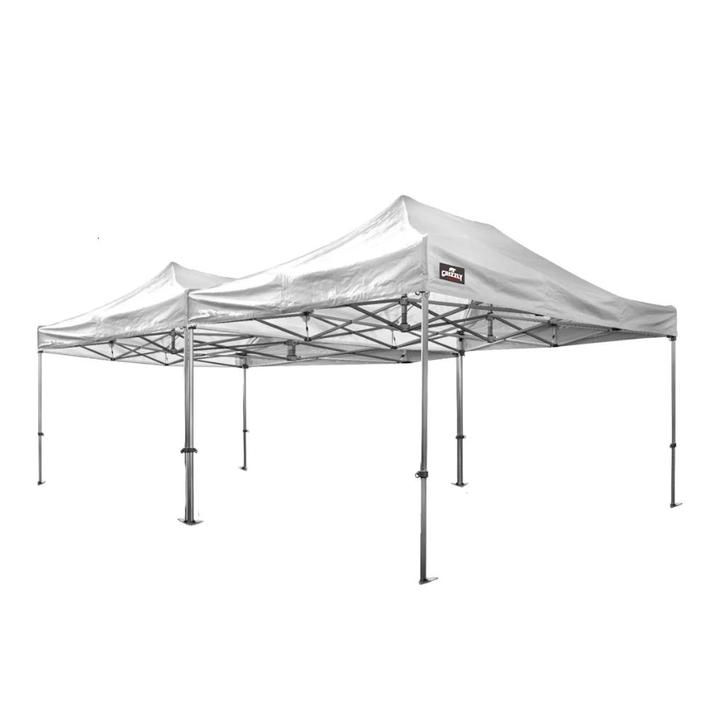Easy-Up partytent 4,5x6m | Wit huren incl. op- & afbouw, Hobby en Vrije tijd, Feestartikelen | Verhuur, Zo goed als nieuw, Overige