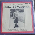Gilbert o'sullivan nothing rhymed, Cd's en Dvd's, Ophalen of Verzenden, Gebruikt, 7 inch, Pop