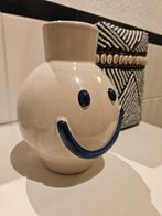 Vaas Smiley nieuw, Huis en Inrichting, Woonaccessoires | Vazen, Overige kleuren, Ophalen of Verzenden, Minder dan 50 cm, Glas
