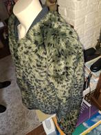 Groene Faux Fur Panterprint Jas, Kleding | Dames, Bodywarmers, Ophalen of Verzenden, Zo goed als nieuw, Maat 38/40 (M), Groen