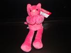 HEMA POES PURR VELOURS ROZE MET LICHTER ROZE BUIKJE, Kinderen en Baby's, Speelgoed | Knuffels en Pluche, Verzenden, Nieuw, Overige typen
