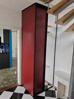 Hoge kast met deuren en zijpaneel, Huis en Inrichting, Kasten | Kledingkasten, Ophalen, 25 tot 50 cm, 200 cm of meer