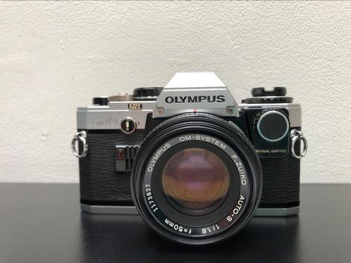 Olympus OM10 + Manuel Adapter, Audio, Tv en Foto, Fotocamera's Analoog, Gebruikt, Spiegelreflex, Olympus, Ophalen of Verzenden