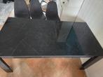 Marmerlook eettafel (180x80x90) en salontafel (122x65x45), Huis en Inrichting, Tafels | Eettafels, Nieuw, 50 tot 100 cm, Vijf personen of meer
