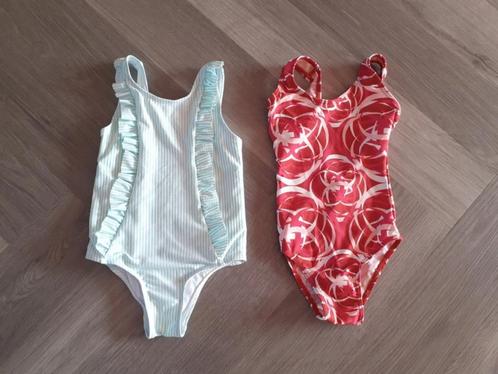 Set Meisjes Badpak 2x, Maat 92, Kinderen en Baby's, Kinderkleding | Maat 92, Gebruikt, Meisje, Sport- of Zwemkleding, Ophalen of Verzenden