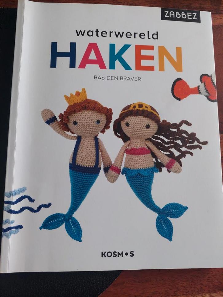 Bas den Braver - Waterwereld haken, Boeken, Hobby en Vrije tijd, Zo goed als nieuw, Breien en Haken, Ophalen of Verzenden