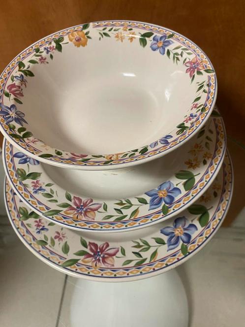 Serveerschaal/etagere 3 delig, Huis en Inrichting, Keuken | Servies, Zo goed als nieuw, Schaal of Schalen, Overige stijlen, Keramiek