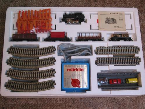 Märklin - complete startset met trein, railovaal, trafo brug, Hobby en Vrije tijd, Modeltreinen | H0, Zo goed als nieuw, Treinset