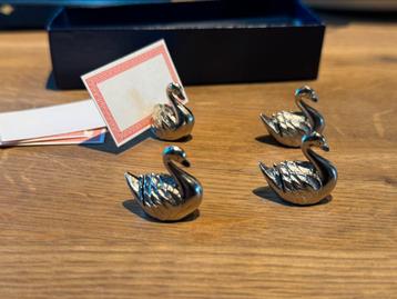 4 menukaarthouders kaart houder foto houder zwaan Pegasus  beschikbaar voor biedingen