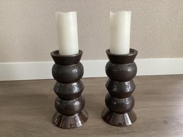 Te koop twee mooie kandalaars evt met kaarsen beschikbaar voor biedingen