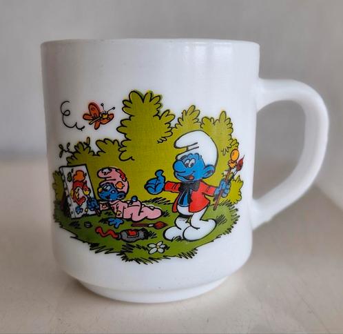 Arcopal Beker De Smurfen, Verzamelen, Smurfen, Zo goed als nieuw, Gebruiksvoorwerp, Verschillende Smurfen, Ophalen of Verzenden
