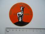 sticker oud MAARSSEN 1975 GEMS retro bok steenbok ram, Verzenden, Zo goed als nieuw, Bedrijf of Vereniging